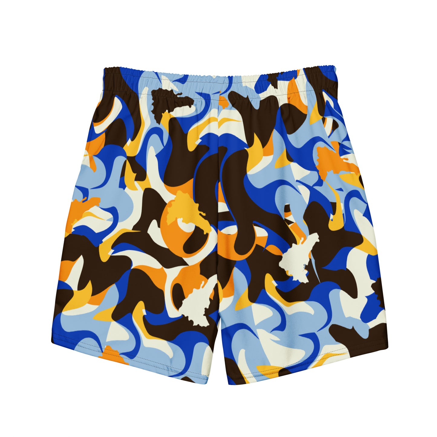 Rulay Life Swim Trunks — Dominican Republic Design Island  Fluid Shapes Style