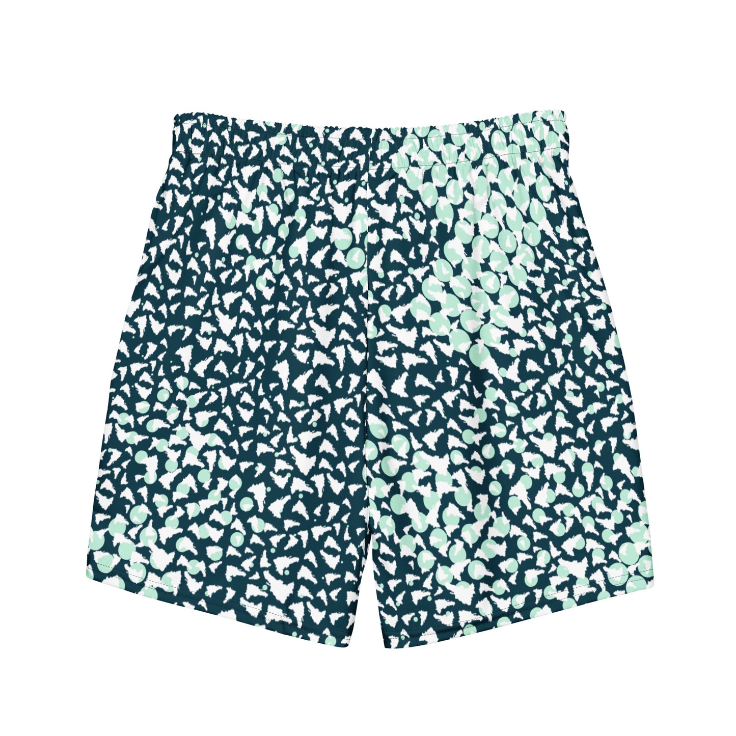 Rulay Life Swim Trunks — Dominican Republic Design Island Abstract Blue