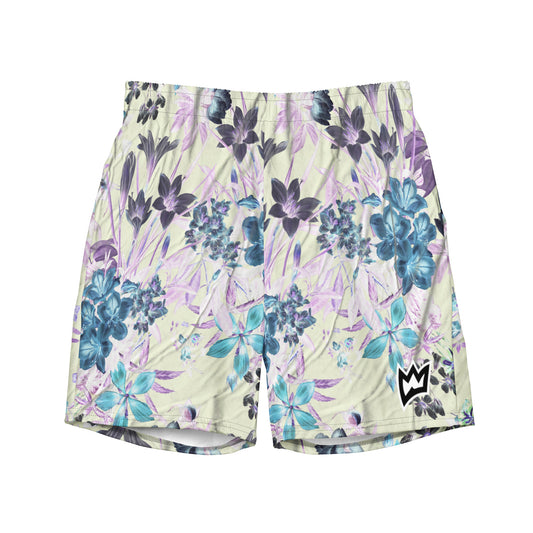 Rulay Life Swim Trunks — Blooming pattern