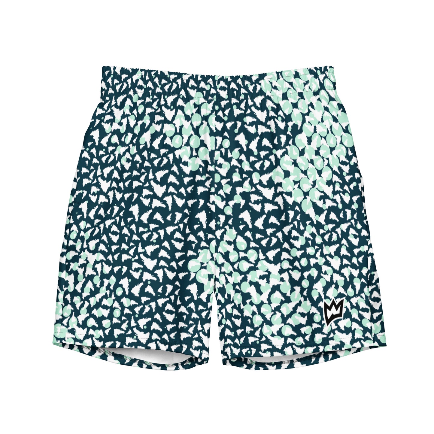 Rulay Life Swim Trunks — Dominican Republic Design Island Abstract Blue