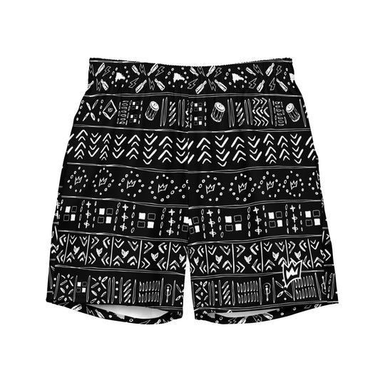 Rulay Life Swim Trunks — Dominican Republic Design Tribal Print