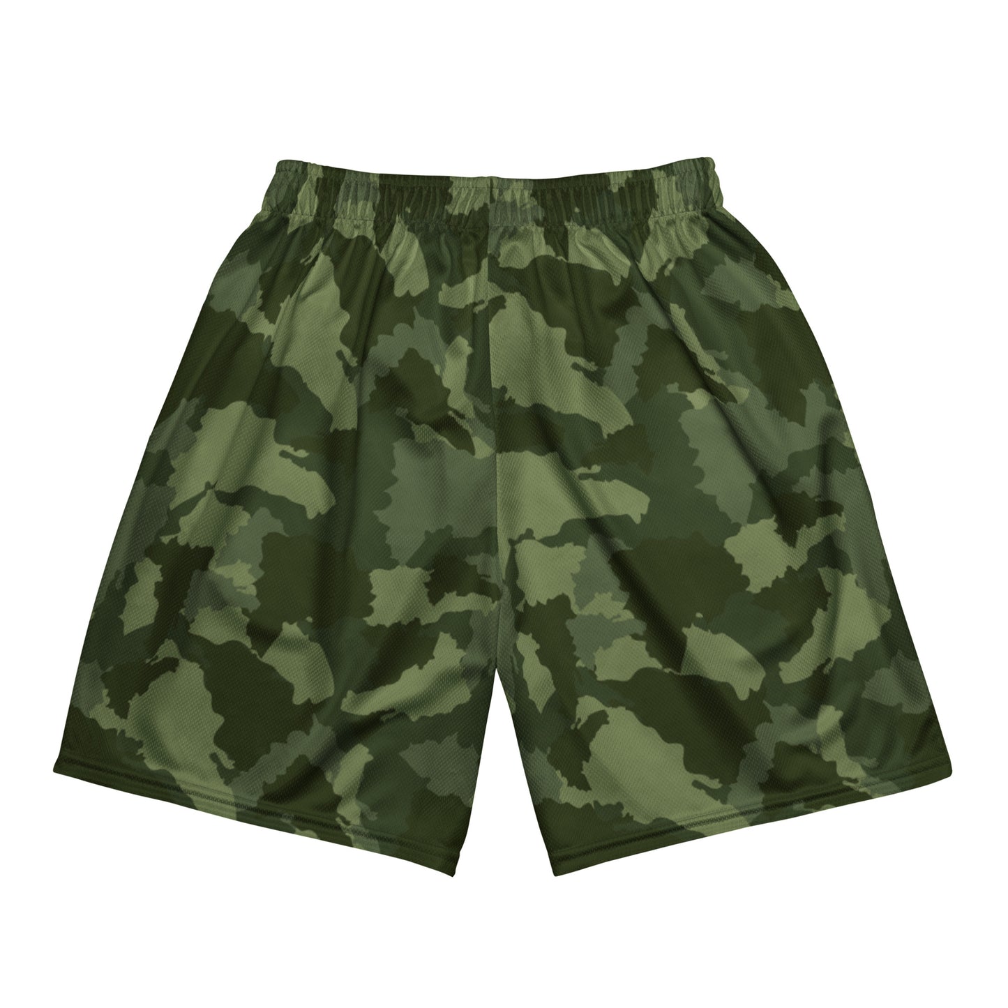 Rulay Life Unisex mesh shorts - Dominican Print Camo Green