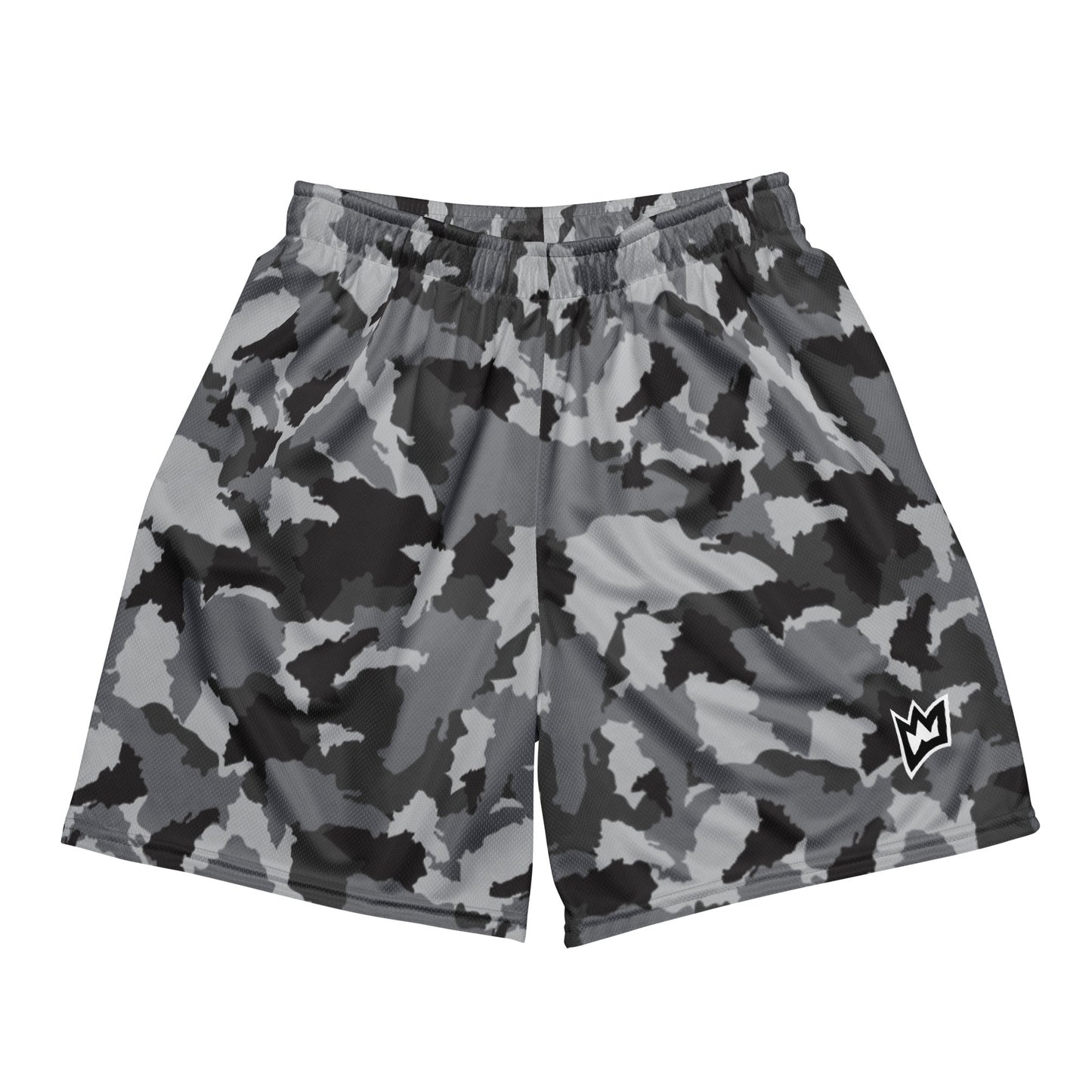 Rulay Life Unisex mesh shorts - Dominican Print Camo Black