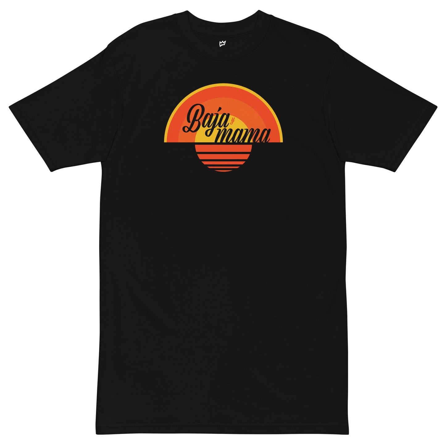 Rulay Life — premium heavyweight tee — Baja y mama